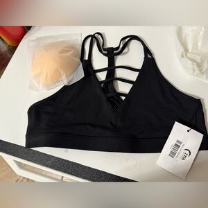 ZYIA Black Strappy Bralette